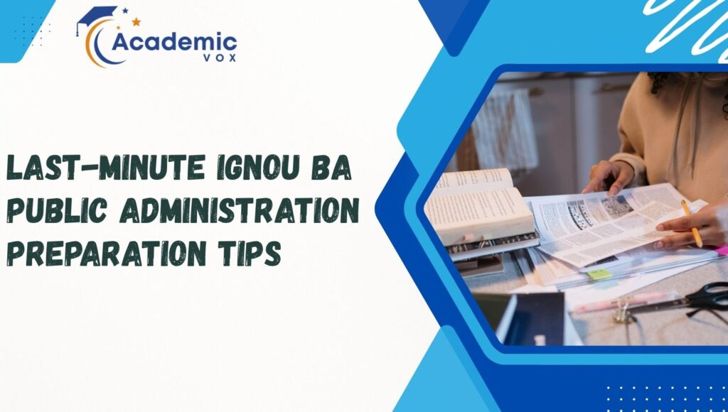 IGNOU BA Public Administration | Academicvox 