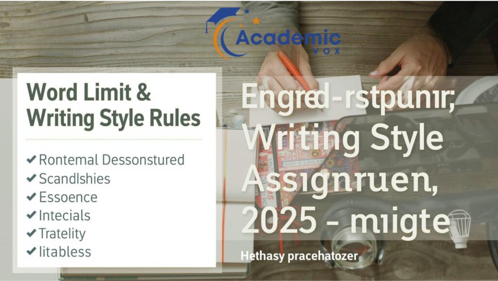 Word Limit & Writing Style Rules for IGNOU Assignments (2025 Guide) academicvox.com