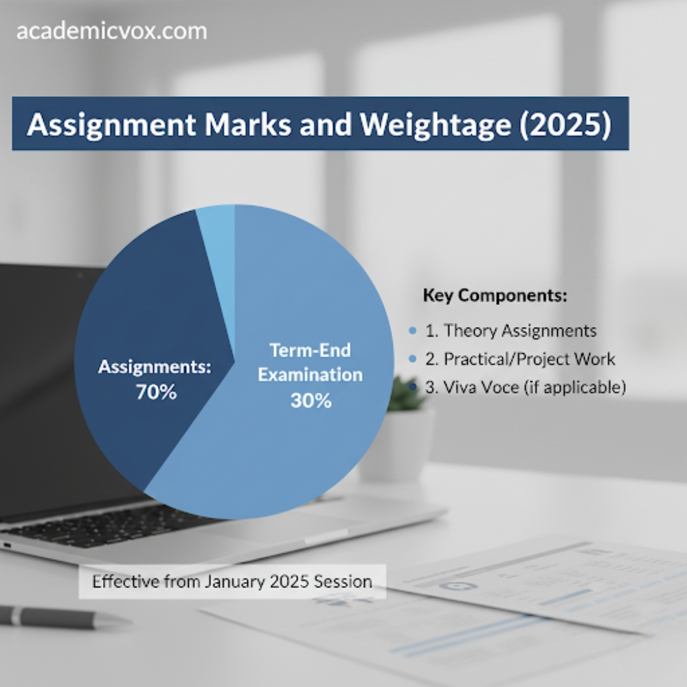  IGNOU Assignment Marks and Weightage
academicvox.com
