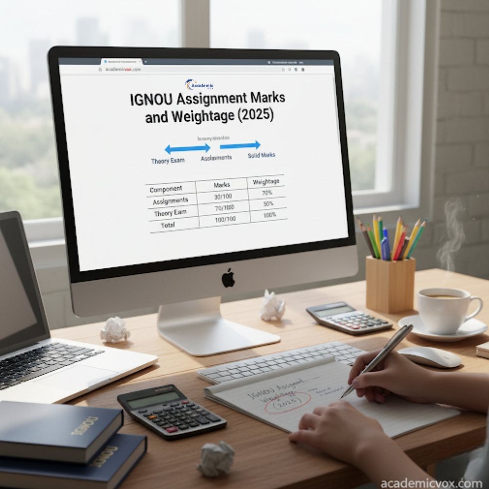 website : academicvox.com 

TOPIC : Assignment Marks and Weightage (2025) 