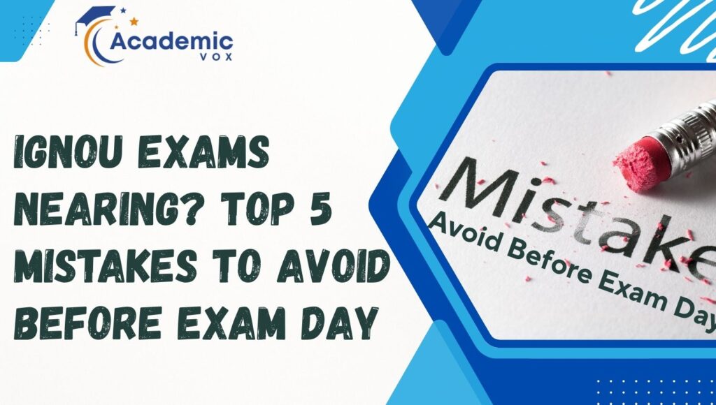 Avoid Before Exam Day | Academicvox