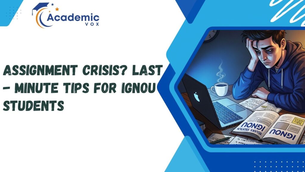 Assignment Crisis?| Academicvox