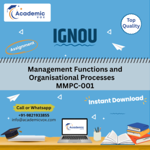 Management-Functions-and-Organisational-Processes-MMPC-001