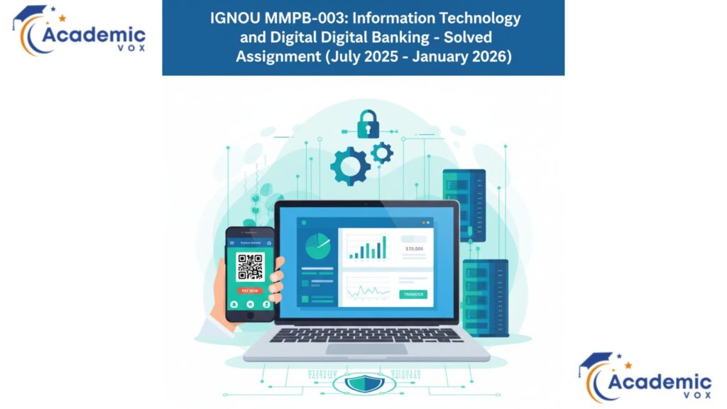 IGNOU MMPB-003 Information Technology and Digital Banking – Solved Assignment (July 2025 – January 2026)