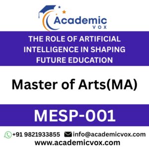 THE ROLE OF ARTIFICIAL INTELLIGENCE IN SHAPING FUTURE EDUCATION