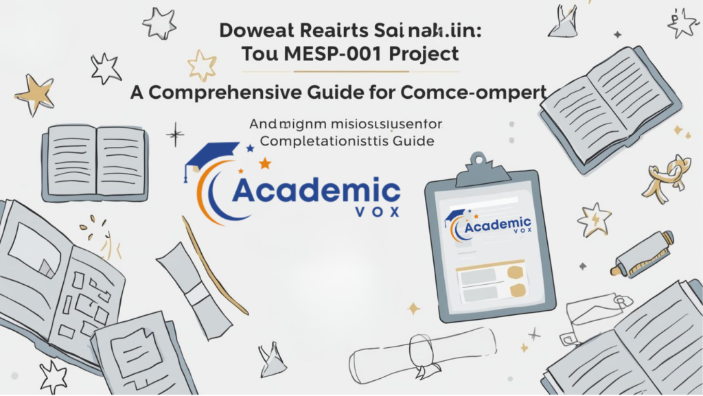 Complete Guide to IGNOU MESP-001 Project for M.Ed. Students academicvox.com