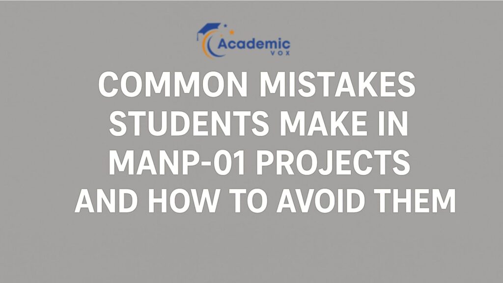 Most Frequent Errors in MANP-01 Projects Made by Students and How to Evade Them