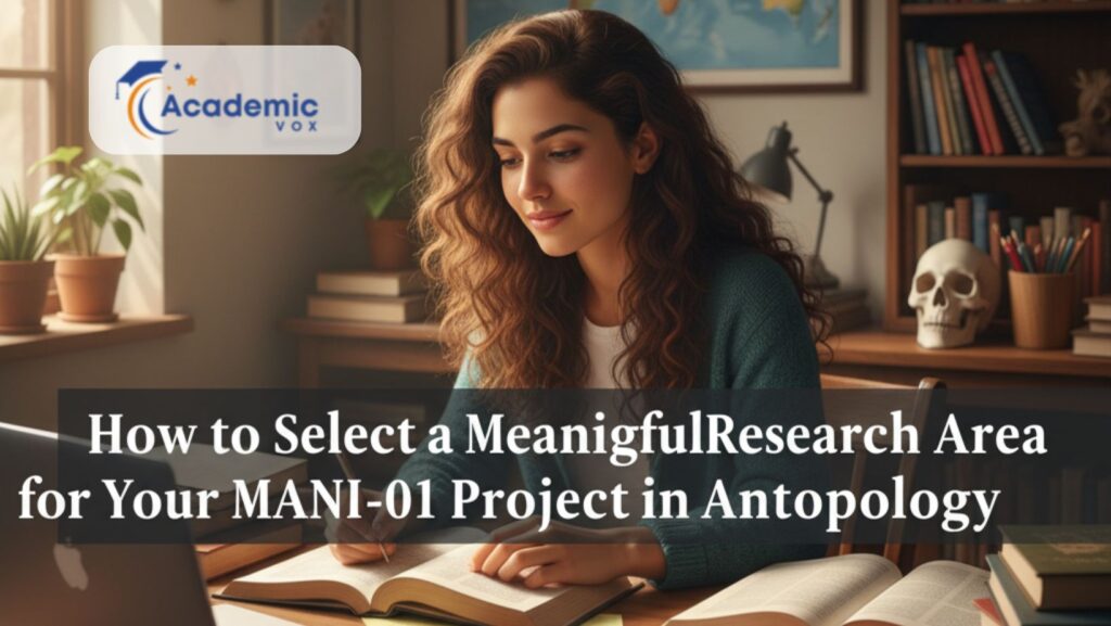 How to Select a Meaningful Research Area for Your MANI-01 Project in Anthropology
