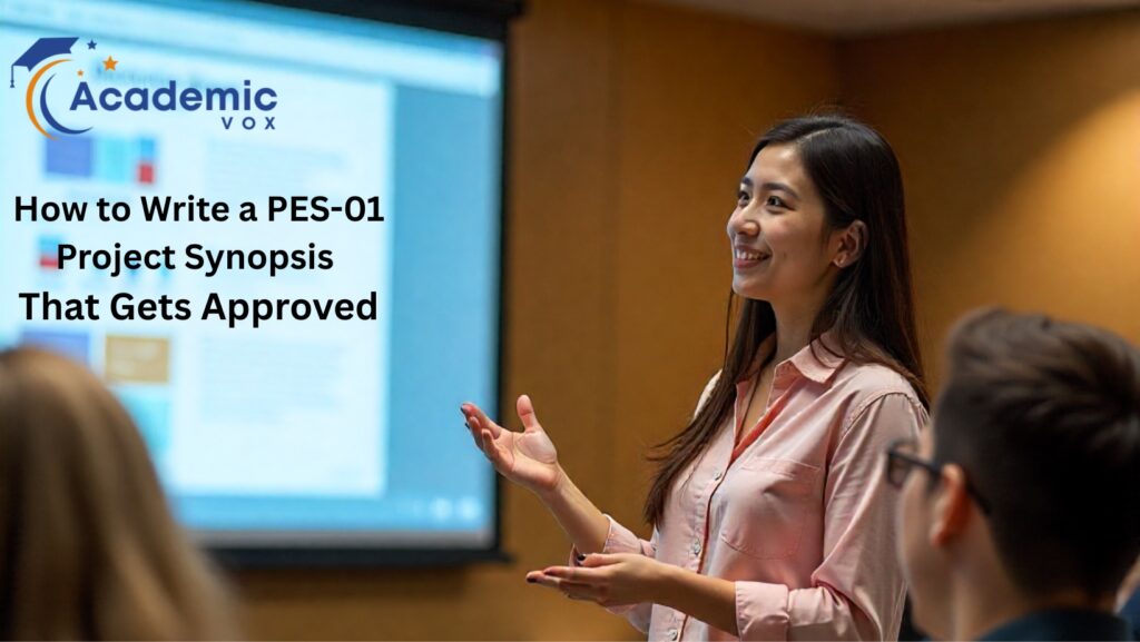 How to Write a PES-01 Project Synopsis That Gets Approved |academicvox.com