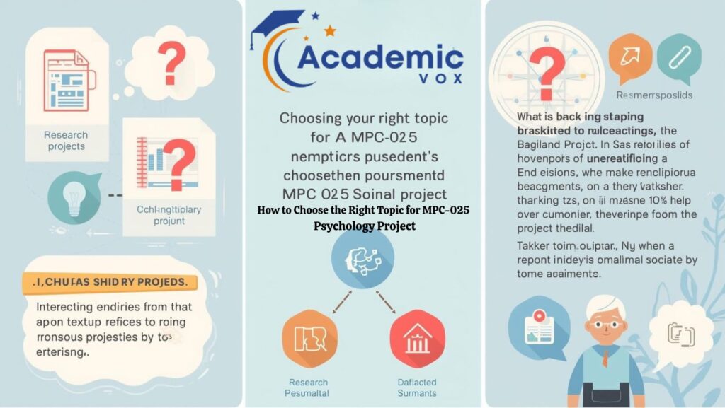 How to Choose the Right Topic for MPC-025 Psychology Project website : academicvox.com