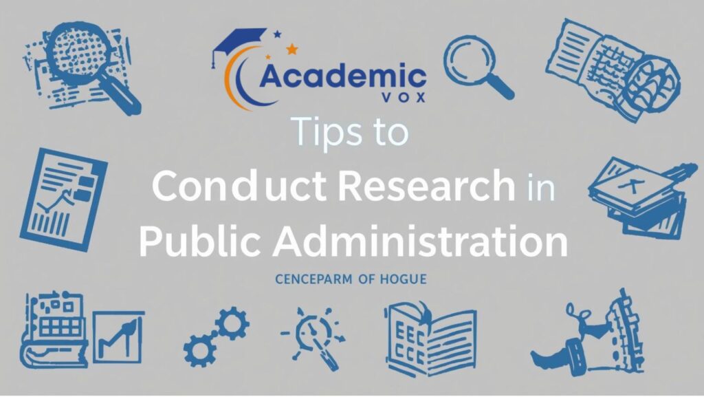 Tips to Conduct Research in Public Administration for MPAP-002 website : academicvox.com