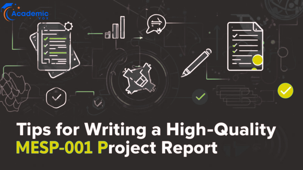 Tips for Writing a High-Quality MESP-001 Project Report academicvox.com