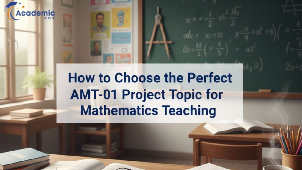 How to Choose the Perfect AMT-01 Project Topic for Mathematics Teaching