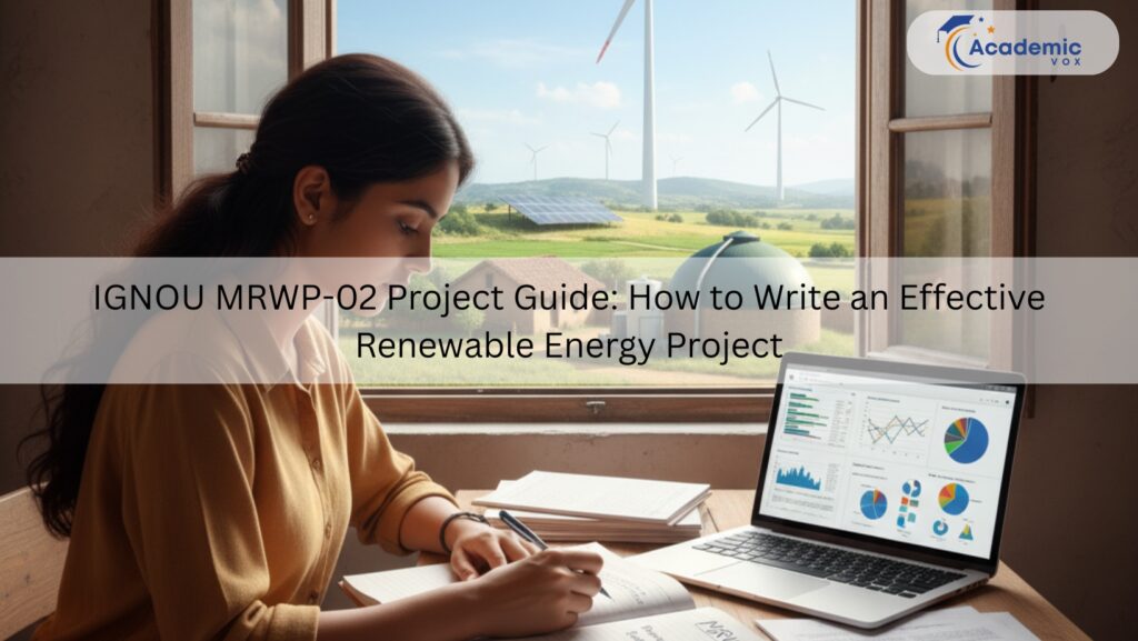 IGNOU MRWP-02 Project Guide: How to Write an Effective Renewable Energy Project