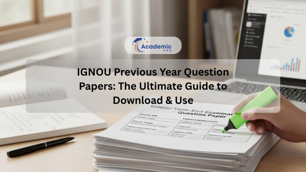 IGNOU Previous Year Question Papers: The Ultimate Guide to Download & Use