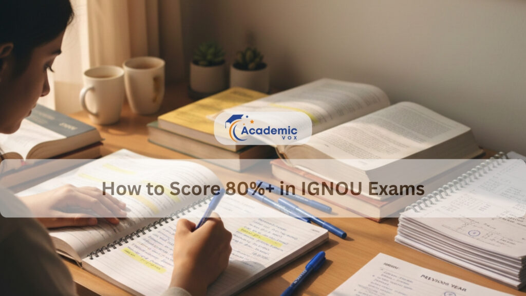 How to Score 80%+ in IGNOU Exams