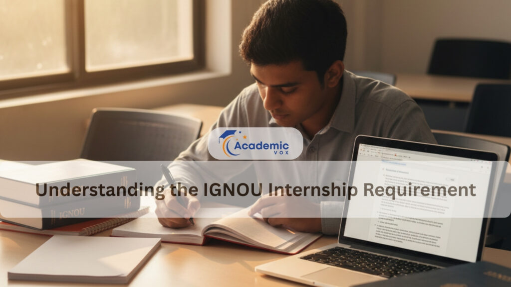 Understanding the IGNOU Internship Requirement