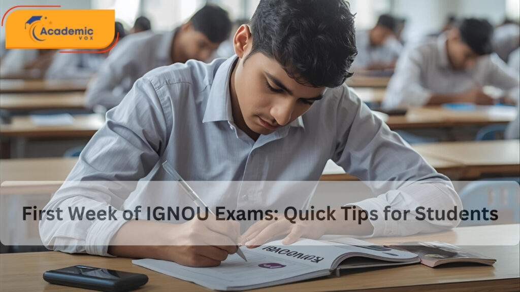 First Week of IGNOU Exams: Quick Tips for Students