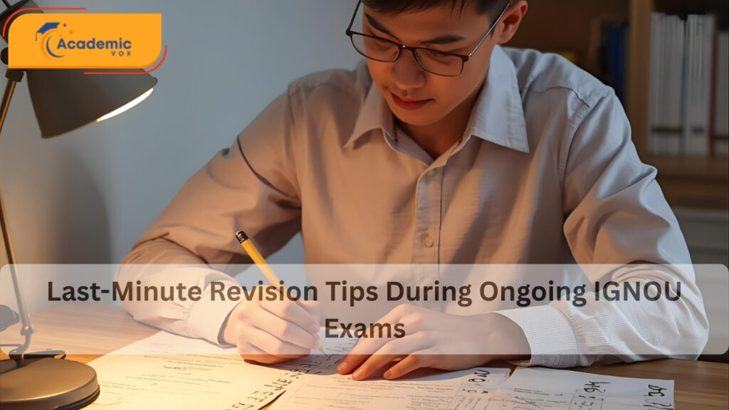 Last-Minute Revision Tips During Ongoing IGNOU Exams