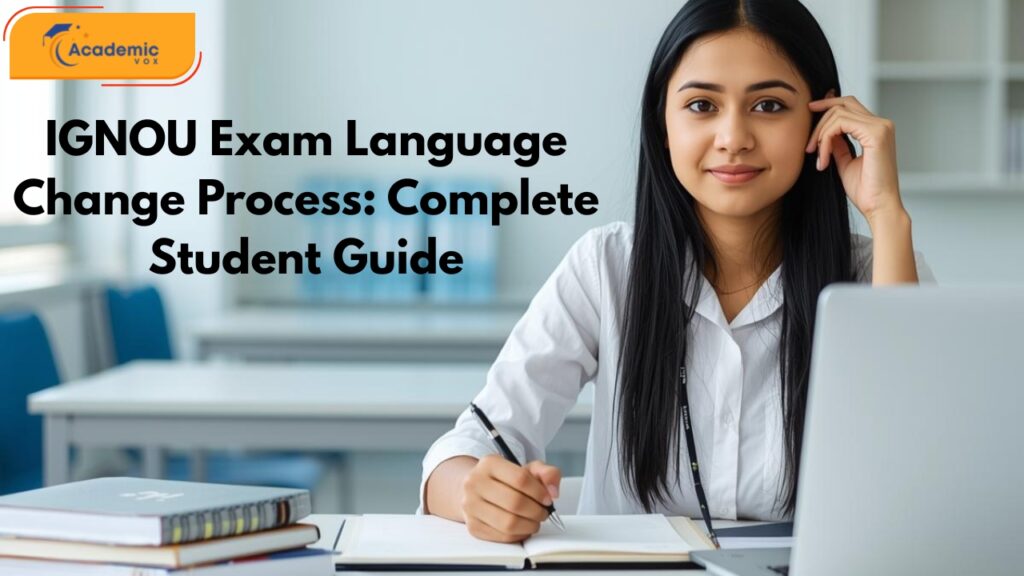 IGNOU Exam Language Change Process: Complete Student Guide