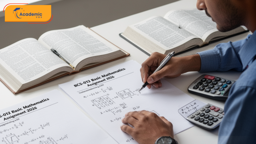 IGNOU BCS-012 Basic Mathematics Assignment January 2026 – Download, Guidelines, and Complete Support Guide