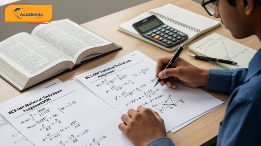 IGNOU BCS-040 Statistical Techniques Assignment January 2026 – Download Guide