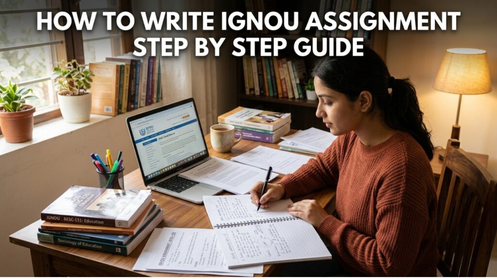 How to Write IGNOU Assignment Step by Step Guide 2026