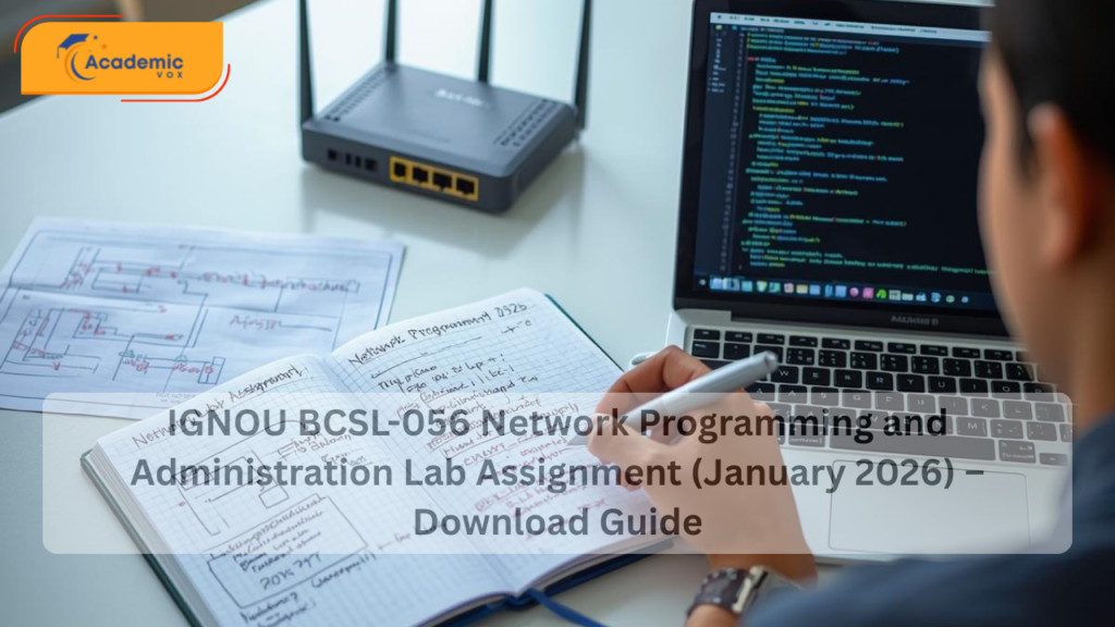 IGNOU BCSL-056 Network Programming and Administration Lab Assignment (January 2026) – Download Guide