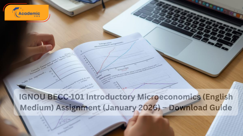 IGNOU BECC-101 Introductory Microeconomics (English Medium) Assignment (January 2026) – Download Guide