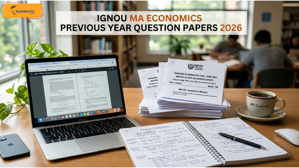 IGNOU MA Economics Previous Year Question Paper PDF Download (All Years)