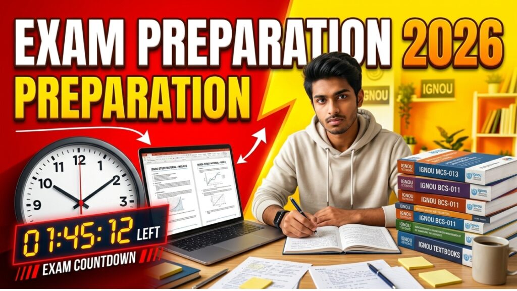 How to Prepare for IGNOU Exams Step by Step Guide 2026