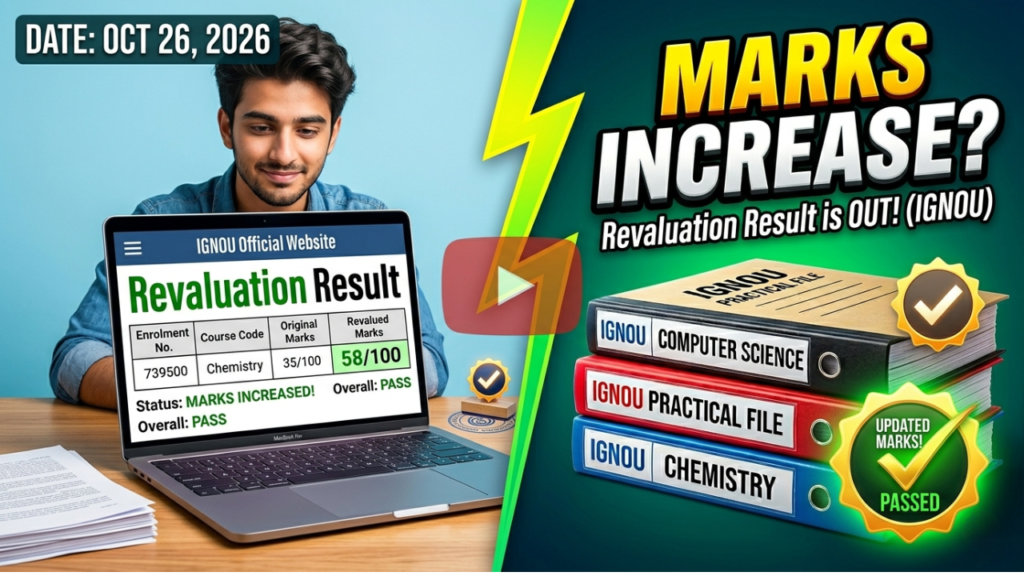 IGNOU Revaluation Result 2026: Expected Date & Process
