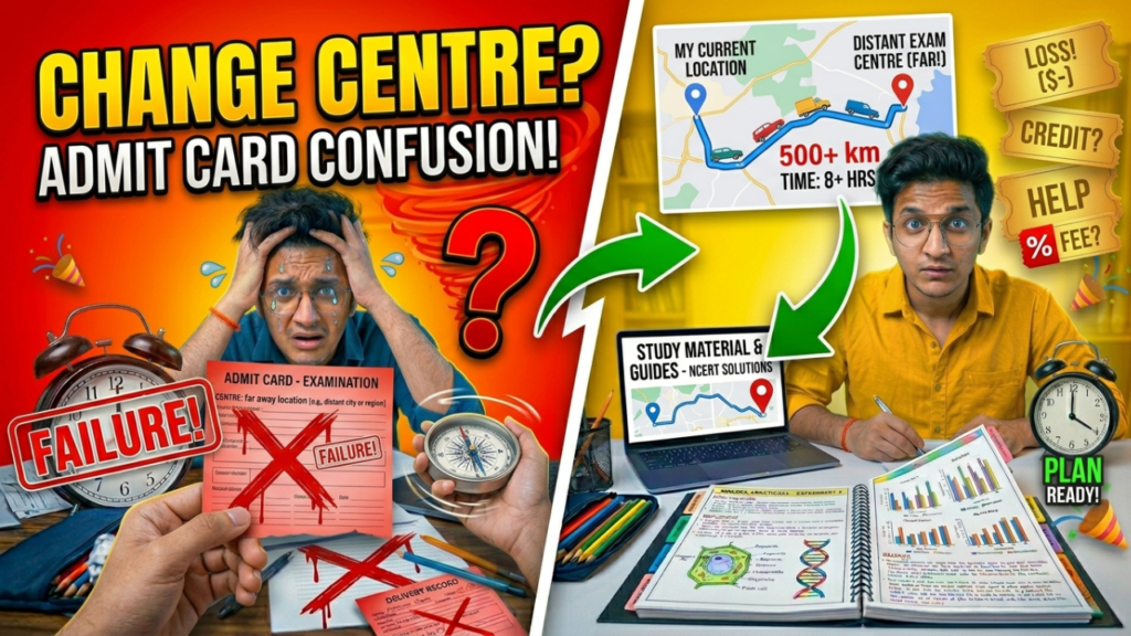 IGNOU Exam Centre Change Process 2026 (Complete Guide)