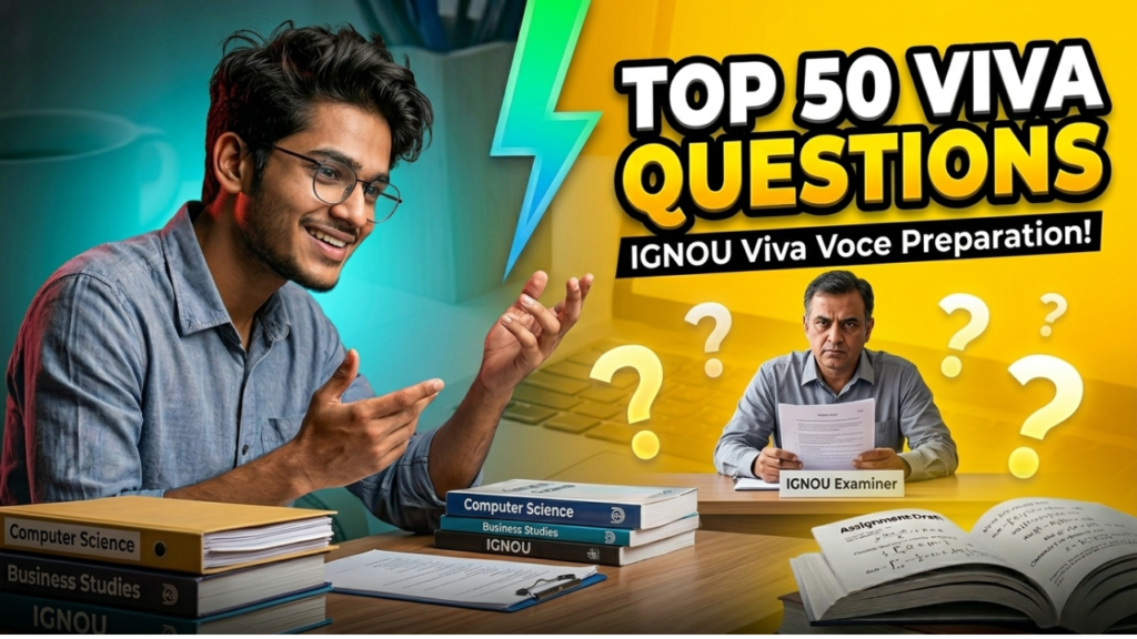 IGNOU Viva Questions 2026: Top 50 Real Questions Asked in Exam