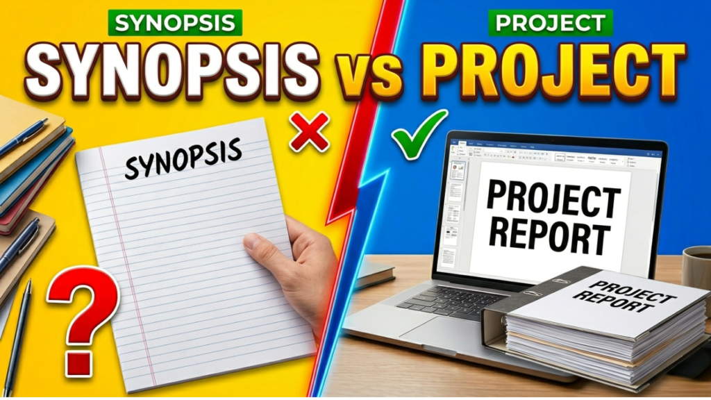 Difference Between IGNOU Synopsis and Project Report Complete Guide