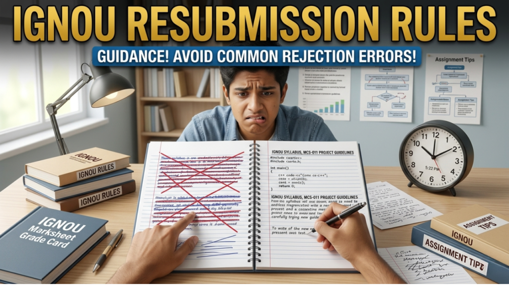 Can You Resubmit IGNOU Assignment?