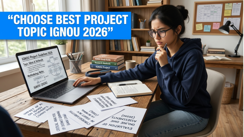 How to Select IGNOU Project Topic (Beginner Guide 2026)